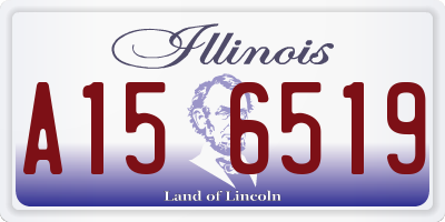 IL license plate A156519