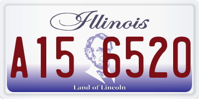 IL license plate A156520