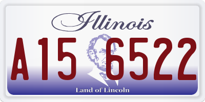 IL license plate A156522