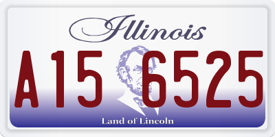 IL license plate A156525