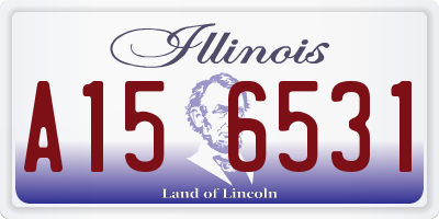 IL license plate A156531