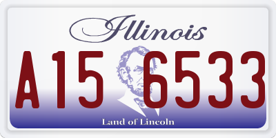 IL license plate A156533