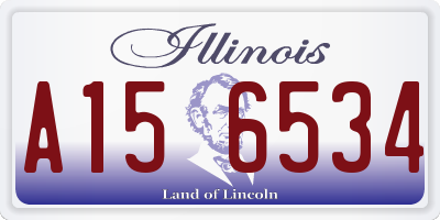 IL license plate A156534