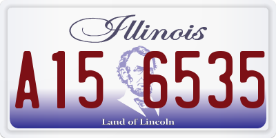 IL license plate A156535