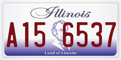 IL license plate A156537