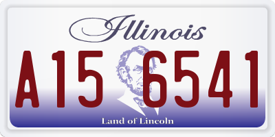 IL license plate A156541