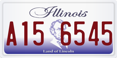 IL license plate A156545