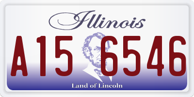 IL license plate A156546