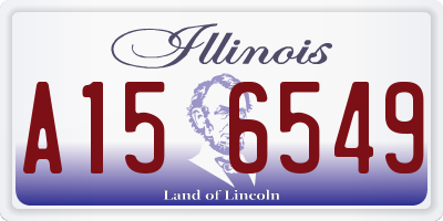 IL license plate A156549