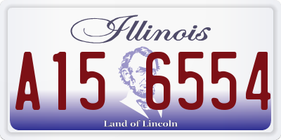 IL license plate A156554