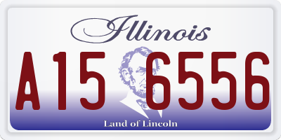 IL license plate A156556