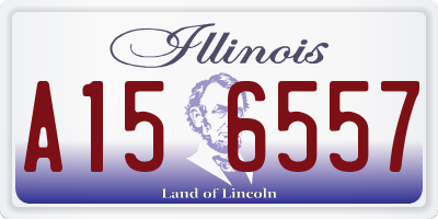 IL license plate A156557