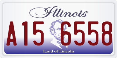 IL license plate A156558