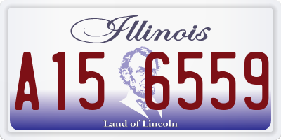 IL license plate A156559