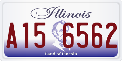 IL license plate A156562