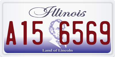 IL license plate A156569