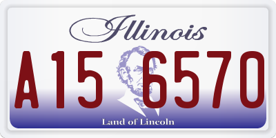 IL license plate A156570