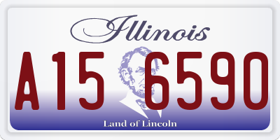 IL license plate A156590