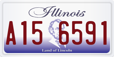 IL license plate A156591