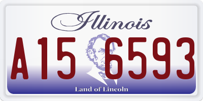 IL license plate A156593