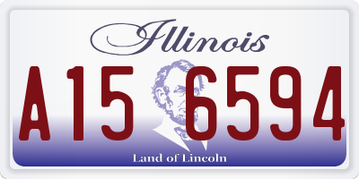IL license plate A156594