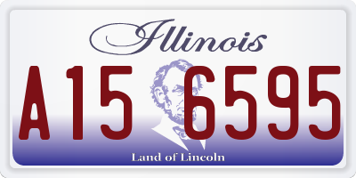 IL license plate A156595