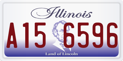 IL license plate A156596