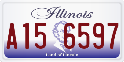 IL license plate A156597