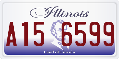 IL license plate A156599