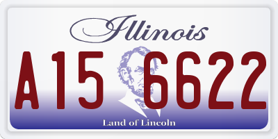IL license plate A156622