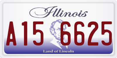 IL license plate A156625