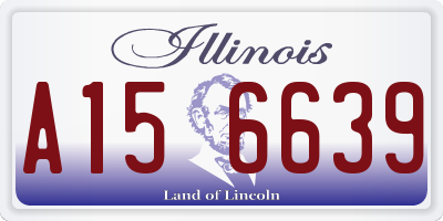 IL license plate A156639