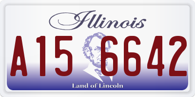 IL license plate A156642