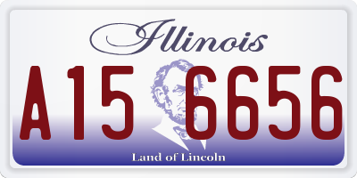 IL license plate A156656