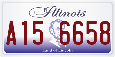 IL license plate A156658