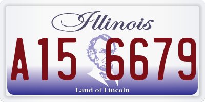 IL license plate A156679