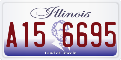 IL license plate A156695