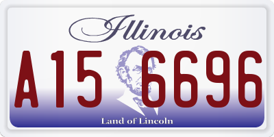 IL license plate A156696