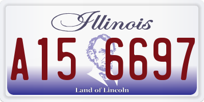IL license plate A156697