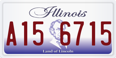 IL license plate A156715
