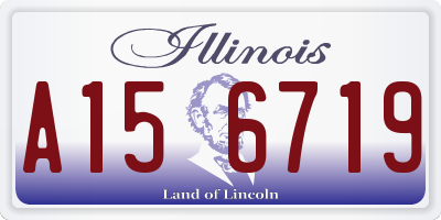 IL license plate A156719