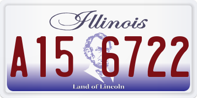 IL license plate A156722