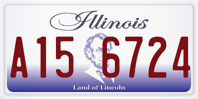IL license plate A156724