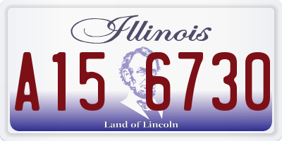 IL license plate A156730