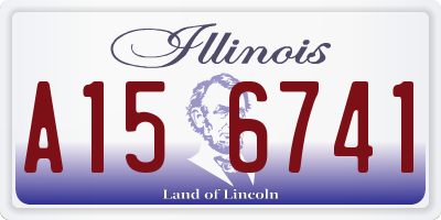 IL license plate A156741
