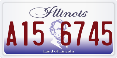IL license plate A156745