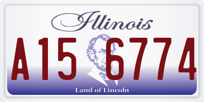 IL license plate A156774