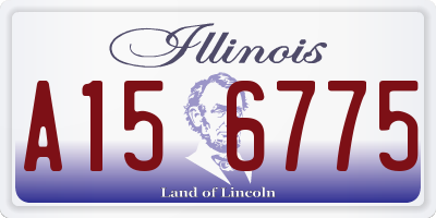 IL license plate A156775