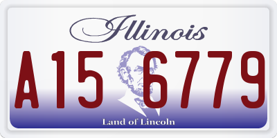 IL license plate A156779