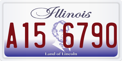 IL license plate A156790